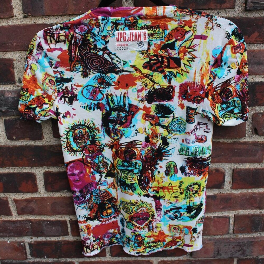 RARE Vintage Jean Paul Gaultier- Basquiat Print!!